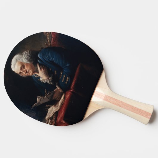 Thumb Portrait, Benjamin Franklin Gründungsvater Tischtennis Schläger (Seitenansicht)