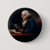Thumb Portrait Benjamin Franklin im Weißen Haus Button (Vorderseite)