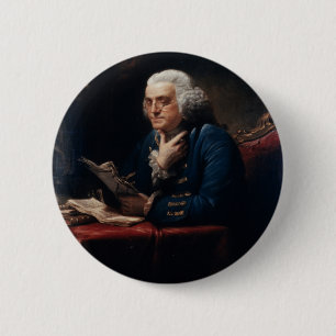 Thumb Portrait Benjamin Franklin im Weißen Haus Button