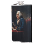 Thumb Portrait Benjamin Franklin im Weißen Haus Flachmann (Links)