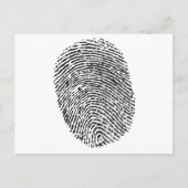 Thumb Print Postkarte (Vorderseite)