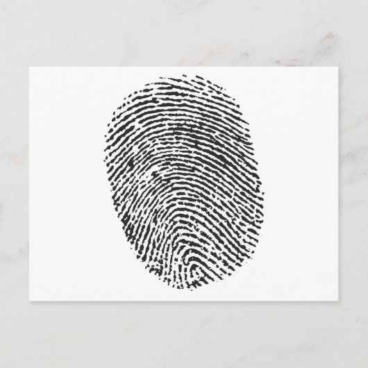 Thumb Print Postkarte (Vorderseite)