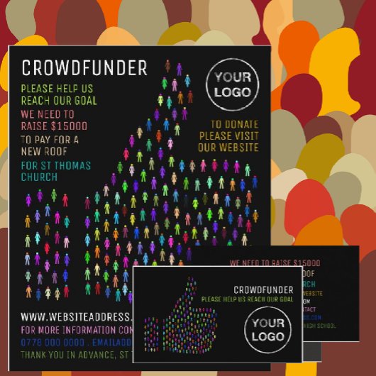 Thumb Signal Design, Crowdfunder, Crowdfunding Visitenkarte