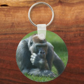 Thumb Sind zum Kotzen Gorilla Schlüsselanhänger (Vorderseite)