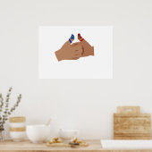 Thumb War Luchadores Poster (Küche)