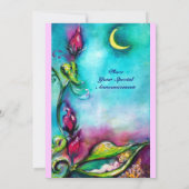 THUMBELINA, BABY DUSCHE EINLADUNG (Rückseite)