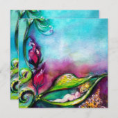 THUMBELINA, BABY DUSCHE EINLADUNG (Vorne/Hinten)