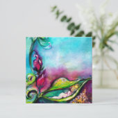 THUMBELINA, BABY DUSCHE EINLADUNG (Stehend Vorderseite)