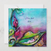 THUMBELINA, blaues, rosa, weißes Eis, metallisch Einladung (Rückseite)