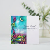 THUMBELINA, blaues, rosa, weißes Eis, metallisch Einladung (Stehend Vorderseite)