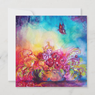 THUMBELINA, BLUME BASKET UND SCHALTFLÄCHE
