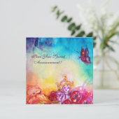 THUMBELINA, BLUME BASKET UND SCHALTFLÄCHE ANKÜNDIGUNG (Stehend Vorderseite)