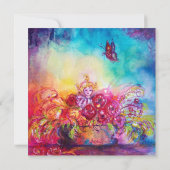 THUMBELINA, BLUME BASKET UND SCHALTFLÄCHE ANKÜNDIGUNG (Rückseite)