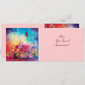 THUMBELINA, BLUME BASKET UND SCHALTFLÄCHE ANKÜNDIGUNG (Vorne/Hinten)