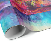 THUMBELINA,BLUME BASKET UND SCHALTFLÄCHE GESCHENKPAPIER (Rolleneckpunkt)