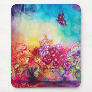 THUMBELINA, BLUME BASKET UND SCHALTFLÄCHE MOUSEPAD