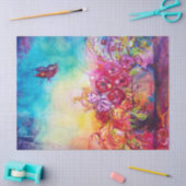 THUMBELINA,BLUME BASKET UND SCHALTFLÄCHE SEIDENPAPIER (Basteln)