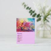 THUMBELINA, BLUME BASKET UND SCHALTFLÄCHE VISITENKARTE (Stehend Vorderseite)