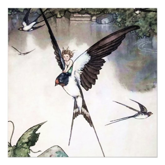 Thumbelina by W Heath Robinson Fotodruck (Vorne)