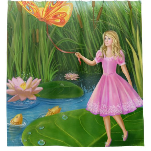 Thumbelina Duschvorhang (Vorderseite)