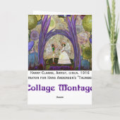 Thumbelina Fairy Tale Illustrationskarte Karte (Rückseite)