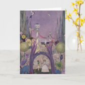 Thumbelina Karte (Gelbe Blume)