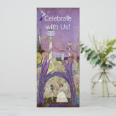 Thumbelina Königin der Blumen-Einladung Einladung (Stehend Vorderseite)