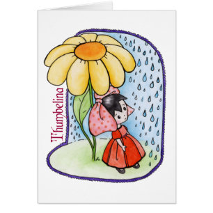 Thumbelina leere Karte