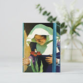 "Thumbelina" Malerei Kunst von NC Wyeth Postkarte (Stehend Vorderseite)