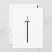 Thumbelina Postkarte (Vorne/Hinten)