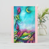 THUMBELINA Rosa Rot Gold Metall Ankündigung (Stehend Vorderseite)