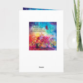 THUMBELINA SCHLAFEN IM MONLIGHT/ROSE BASKET KARTE (Rückseite)