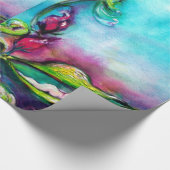 THUMBELINA SCHLAFEN ZWISCHEN BLÄTTER DER ROSE GESCHENKPAPIER (Ecke)