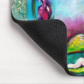 THUMBELINA SCHLAFEN ZWISCHEN BLÄTTER DER ROSE MOUSEPAD (Ecke)