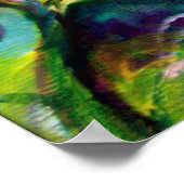 THUMBELINA SCHLAFEN ZWISCHEN BLÄTTER DER ROSE POSTER (Ecke)