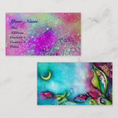 THUMBELINA SCHLAFEN ZWISCHEN BLÄTTER DER ROSE VISITENKARTE (Vorne/Hinten)