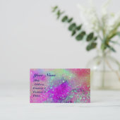 THUMBELINA SCHLAFEN ZWISCHEN BLÄTTER DER ROSE VISITENKARTE (Stehend Vorderseite)