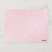 Thumbelina und Prince Fairy Tale Postkarte (Rückseite)