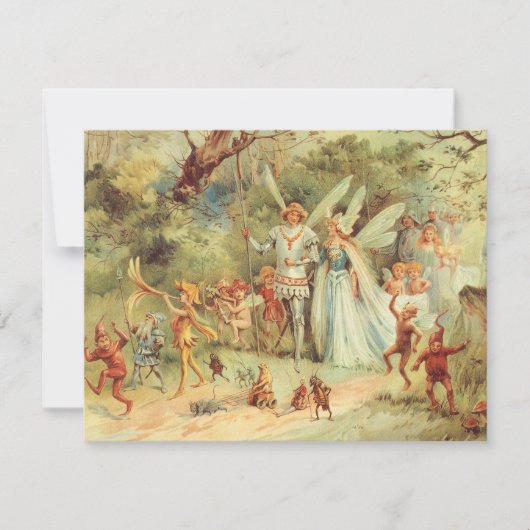 Thumbelina und Prince Wedding, Vintage Mairy Tales (Vorderseite)