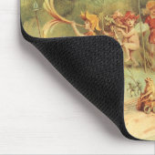 Thumbelina und Prince Wedding, Vintage Mairy Tales Mousepad (Ecke)