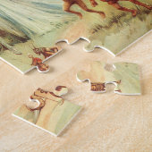 Thumbelina und Prince Wedding, Vintage Mairy Tales Puzzle (Seite)