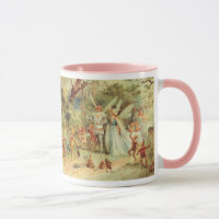 Thumbelina und Prince Wedding, Vintage Mairy Tales