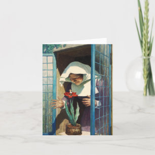 Thumbelina von Newell Convers Wyeth Dankeskarte