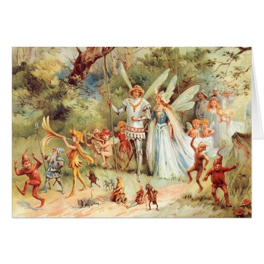 Thumbelinas Hochzeit im Wald (Vorderseite (Horizontal))