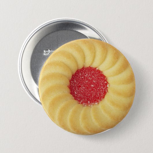 Thumbprint Cookie National Cookie Day Button (Vorne & Hinten)