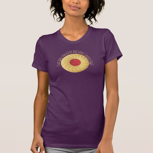 Thumbprint Cookie National Cookie Day T-Shirt (Vorderseite)