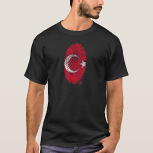 Thumbprint der türkischen Flagge T-Shirt