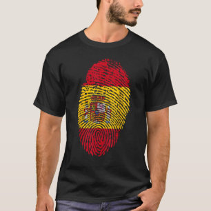 Thumbprint Fingerprint Spanien T-Shirt