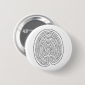 Thumbprint Labyrinth - Button (Vorne & Hinten)