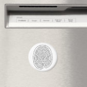 Thumbprint Labyrinth - Magnet (In Situ (Geschirrspüler))